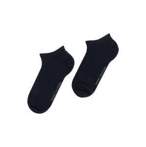 Tommy Hilfiger pánské černé ponožky 2 pack - 39 (322)